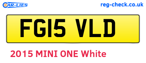 FG15VLD are the vehicle registration plates.
