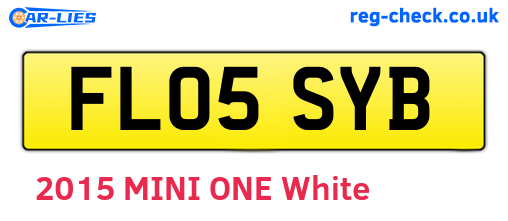 FL05SYB are the vehicle registration plates.