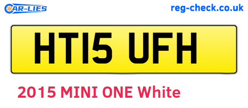 HT15UFH are the vehicle registration plates.