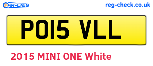 PO15VLL are the vehicle registration plates.