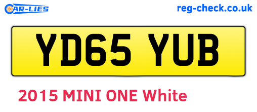 YD65YUB are the vehicle registration plates.
