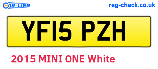 YF15PZH are the vehicle registration plates.