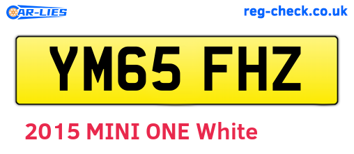 YM65FHZ are the vehicle registration plates.