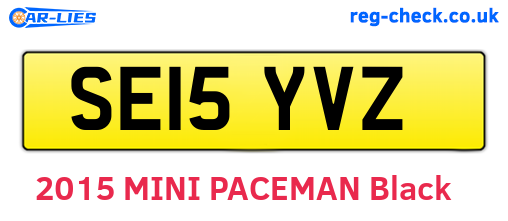 SE15YVZ are the vehicle registration plates.