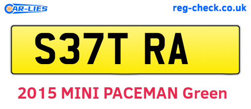 S37TRA are the vehicle registration plates.
