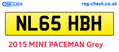 NL65HBH are the vehicle registration plates.