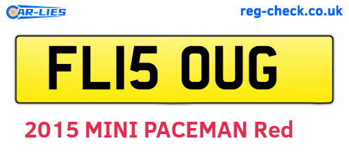 FL15OUG are the vehicle registration plates.