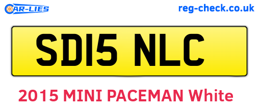 SD15NLC are the vehicle registration plates.