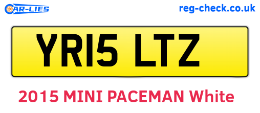 YR15LTZ are the vehicle registration plates.