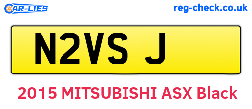 N2VSJ are the vehicle registration plates.