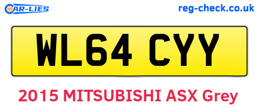 WL64CYY are the vehicle registration plates.