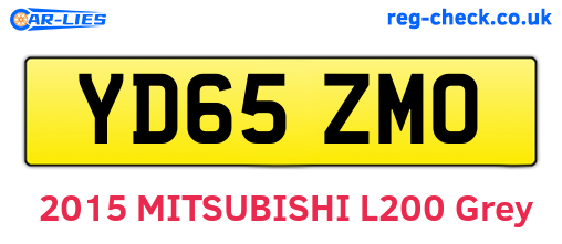 YD65ZMO are the vehicle registration plates.