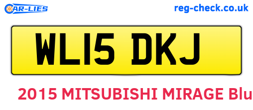 WL15DKJ are the vehicle registration plates.