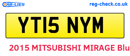 YT15NYM are the vehicle registration plates.