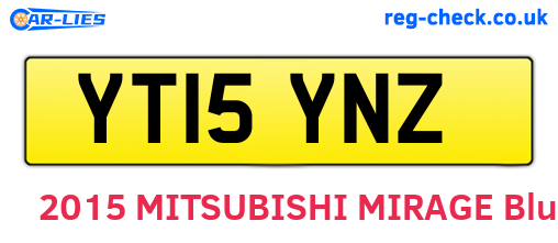YT15YNZ are the vehicle registration plates.