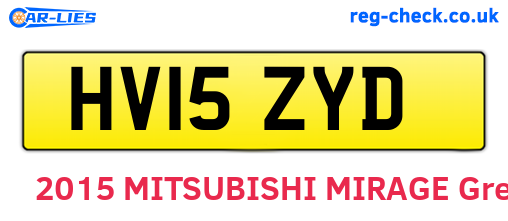 HV15ZYD are the vehicle registration plates.