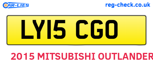 LY15CGO are the vehicle registration plates.