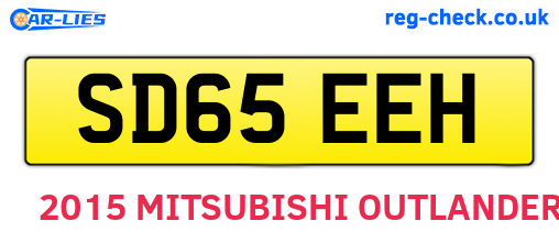 SD65EEH are the vehicle registration plates.