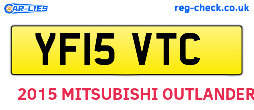 YF15VTC are the vehicle registration plates.