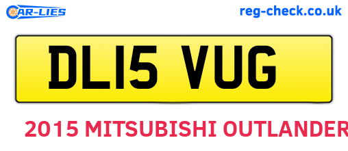 DL15VUG are the vehicle registration plates.