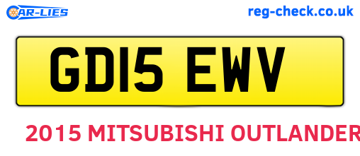 GD15EWV are the vehicle registration plates.