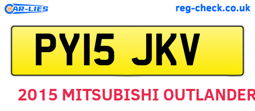 PY15JKV are the vehicle registration plates.