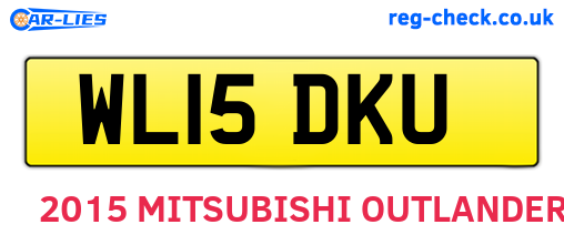 WL15DKU are the vehicle registration plates.