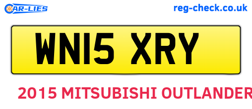 WN15XRY are the vehicle registration plates.