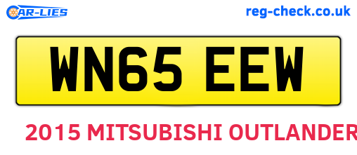WN65EEW are the vehicle registration plates.