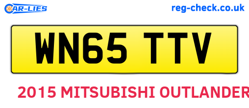 WN65TTV are the vehicle registration plates.