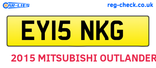 EY15NKG are the vehicle registration plates.