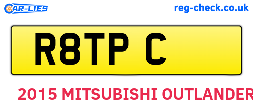 R8TPC are the vehicle registration plates.