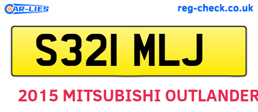 S321MLJ are the vehicle registration plates.