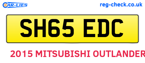 SH65EDC are the vehicle registration plates.