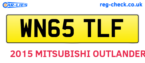 WN65TLF are the vehicle registration plates.