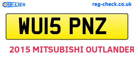WU15PNZ are the vehicle registration plates.