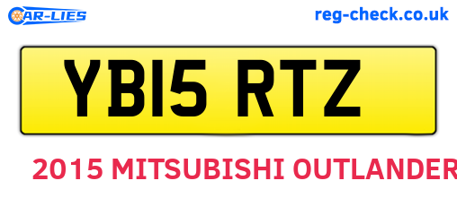 YB15RTZ are the vehicle registration plates.