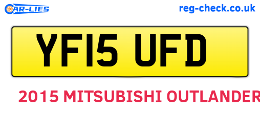 YF15UFD are the vehicle registration plates.