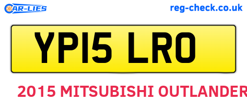 YP15LRO are the vehicle registration plates.