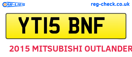 YT15BNF are the vehicle registration plates.