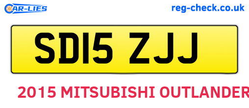 SD15ZJJ are the vehicle registration plates.