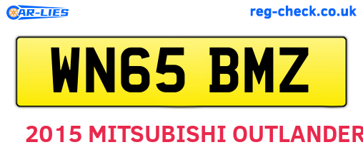 WN65BMZ are the vehicle registration plates.