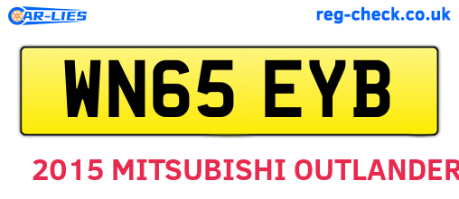 WN65EYB are the vehicle registration plates.