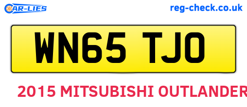 WN65TJO are the vehicle registration plates.