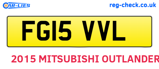 FG15VVL are the vehicle registration plates.