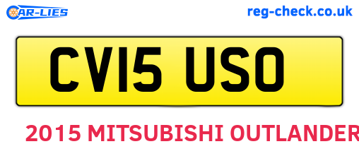 CV15USO are the vehicle registration plates.