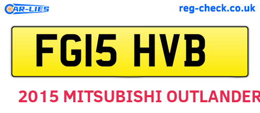 FG15HVB are the vehicle registration plates.