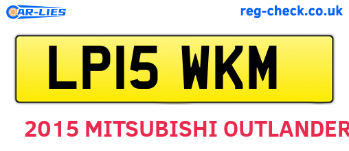 LP15WKM are the vehicle registration plates.