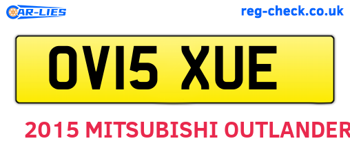 OV15XUE are the vehicle registration plates.