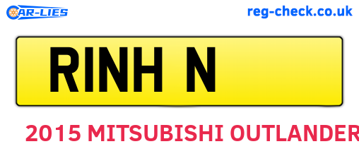 R1NHN are the vehicle registration plates.